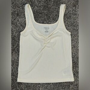 AE Cinch-Front Plush Tank Medium